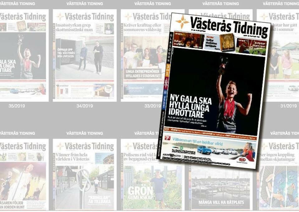 Läs helgens Västerås Tidning som e-tidning