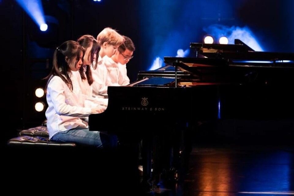 PianOdrag är en av åtta akter som tävlar i musiktävlingen Imagines regionfinal på lördag. Foto: Stefan Lindgren