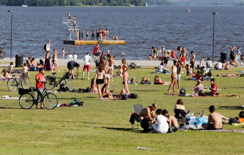 Läge för premiärdopp? I början av veckan blir det temperaturer uppåt 25 grader i Västerås.