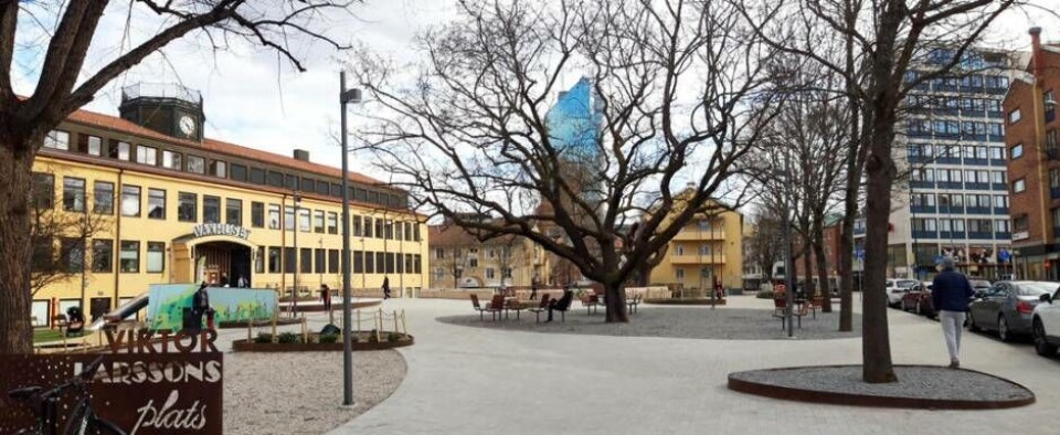 Viktor Larssons plats i Västerås får 2022 års arkitektpris i Västmanland. Foto: Sveriges Arkitekter Västmanland