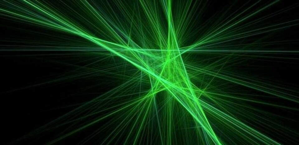 Ungdomar lekte med grön laser - polisen larmades ut