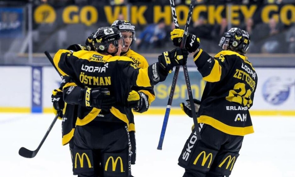 Formen håller i sig för VIK:s förstakedja. I matchen mot AIK svarade de för 2–2-målet som tog matchen till förlängning. Foto: STEFAN LINDGREN