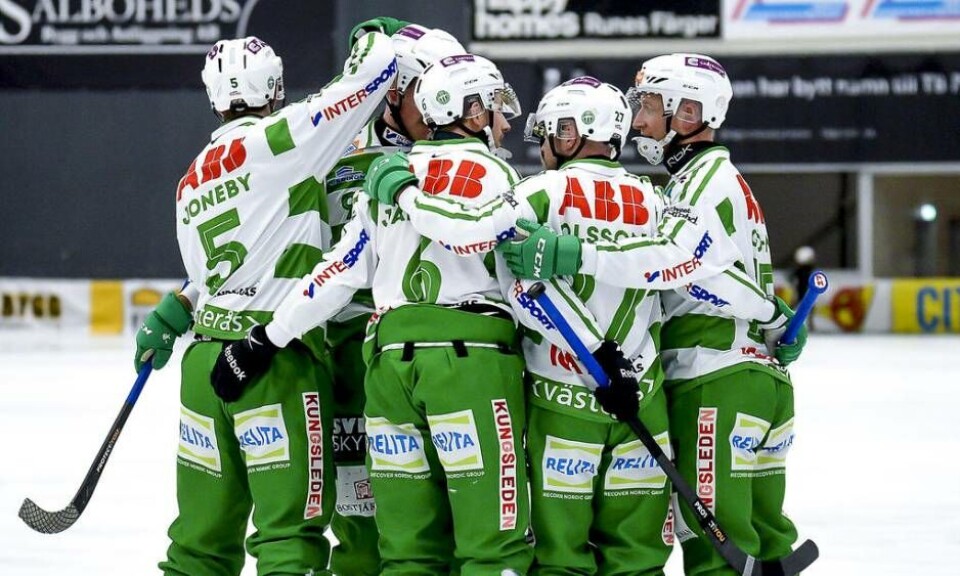 Segertåget fortsätter för VSK Bandy. Under annandagen besegrades Motala på hemmaplan. Foto: STEFAN LINDGREN/Arkiv