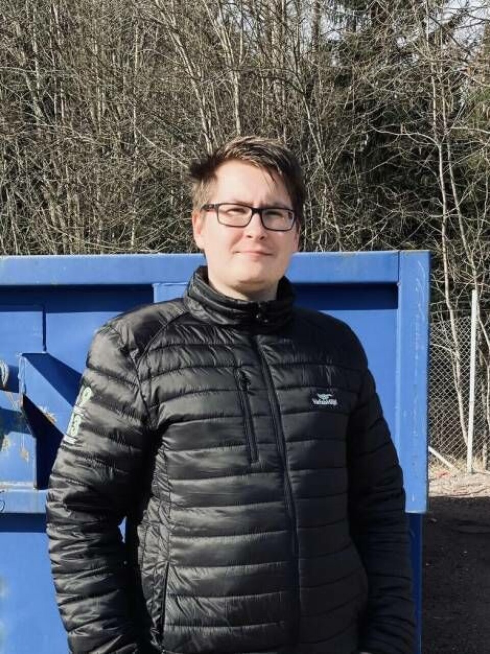 Joakim Fredriksson, arbetsledare på Vafab Miljö tror på mycket folk i påskhelgen. Foto: Privat