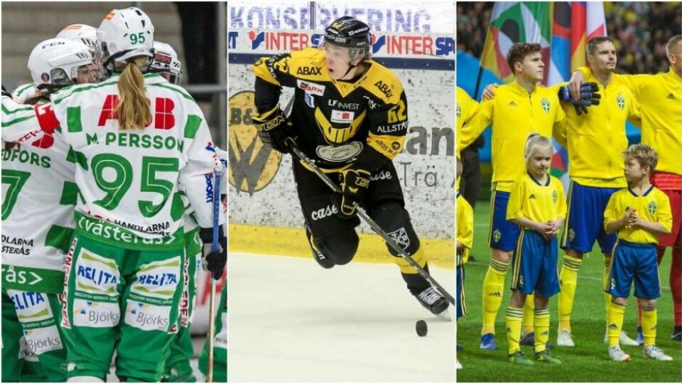Bandy, hockey och fotboll – det här är en fullmatat sportdag. Foto: S.Lindgren/Mostphotos