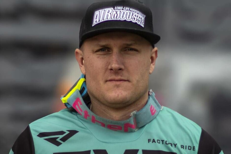 En vilja av Ståhl. Mindre ett år efter den svåra olyckan där han kunde ha blivit förlamad är nu Ramnäs endurokille Patrik Ståhl sensationellt tillbaka på SM-pallen. Foto: Maja Lindh