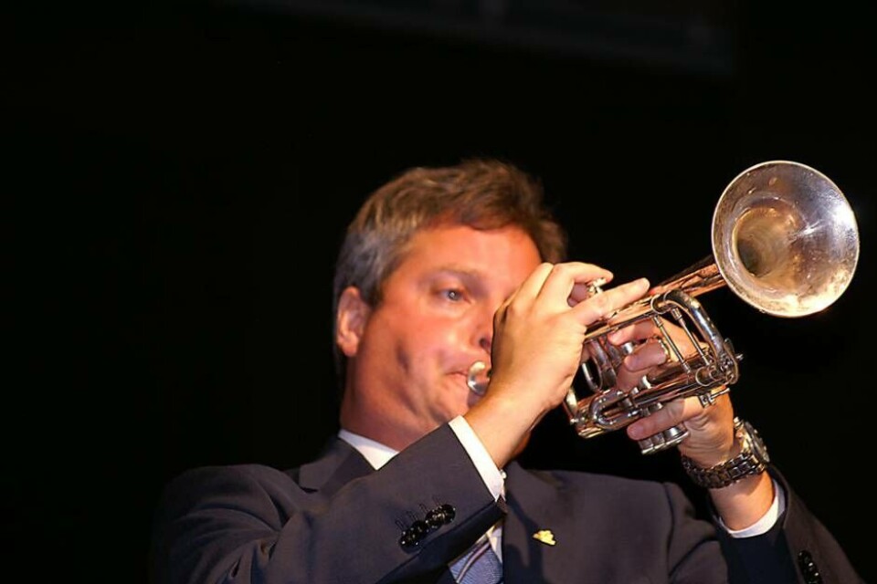 Svängig kväll. Trumpetaren och sångaren Duke Heitger gästar Konserthuset denna söndag. Foto: Claes Tillander