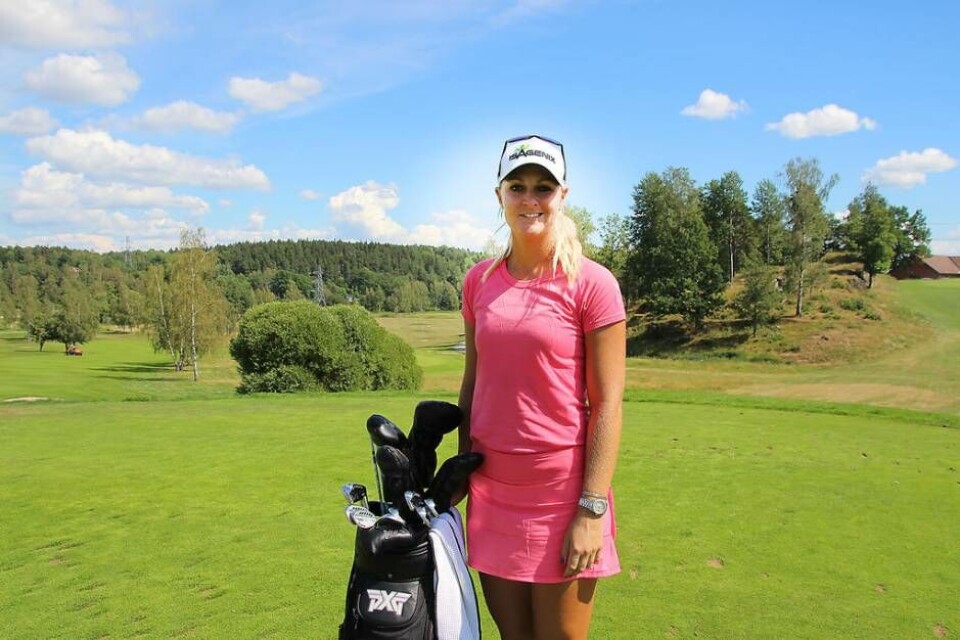 Världsspelaren Anna Nordqvist kommer att vara på plats på Västerås GK nästa sommar för att spela med Maja Stark som blev bästa amatör i årets tävling. Foto: Jonas Bergkvist