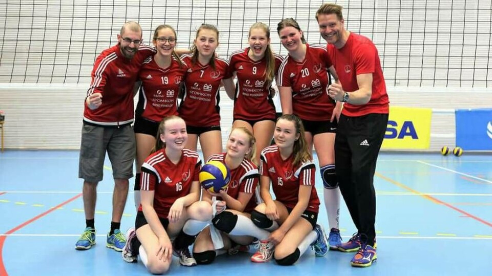 VVK:s historiska flicklag som var med i ungdoms-SM: Foto: VVK