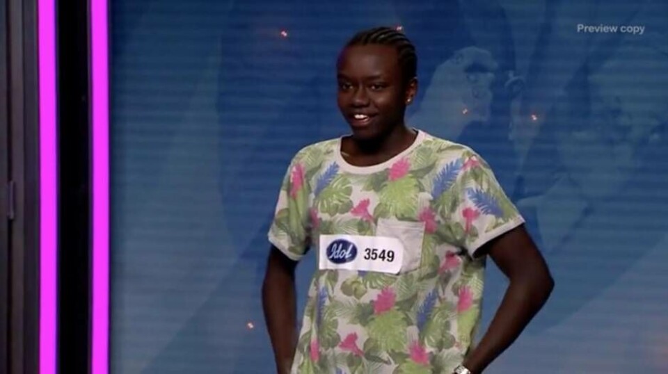 Tusse under hans audition för Idol-juryn. Foto: TV4
