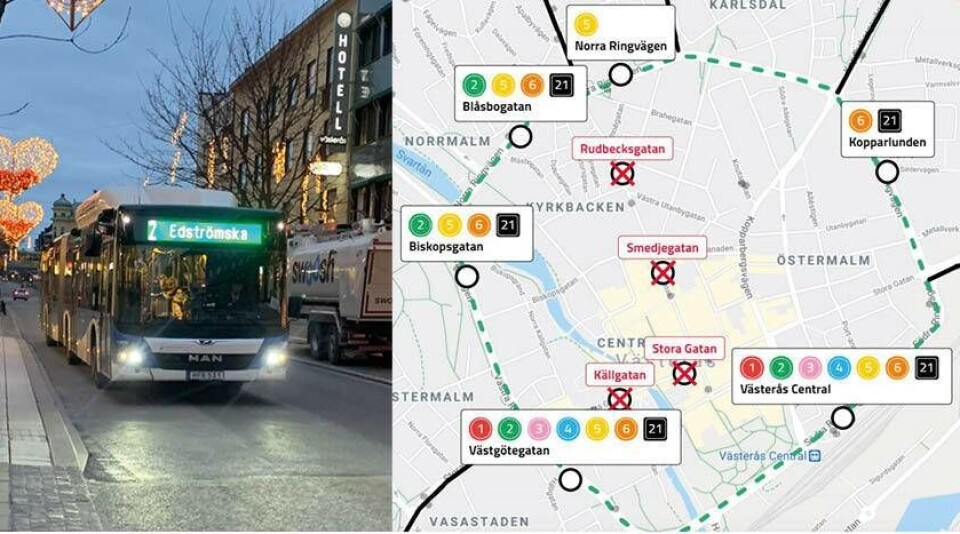 Tekniska nämnden har tagit beslut om flera nyheter som rör busstrafiken i Västerås. Foto: Jonas Edberg