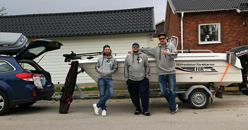 Predatortorskarna. Hela arrangörsteamet: Viktor Haglund, Pontus Pettersson och Mattias Dahlström.