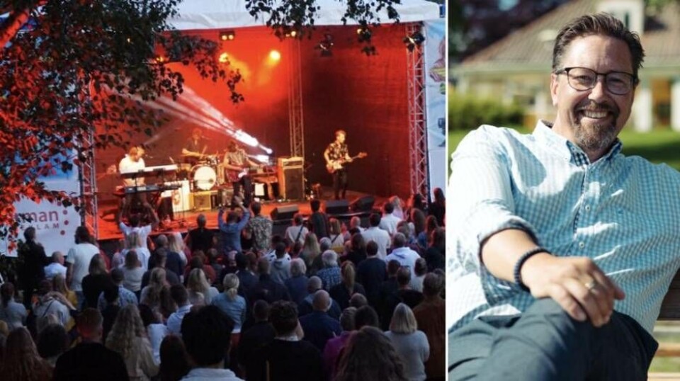 Stor publikkapacitet. Utan restriktioner ser Björn Carlsson fram emot en fullmatad sommar på Västerås Officersmäss och med en publikkapacitet på 2 500 åskådare per spelning. Foto: Privat och Avig Kazanjian