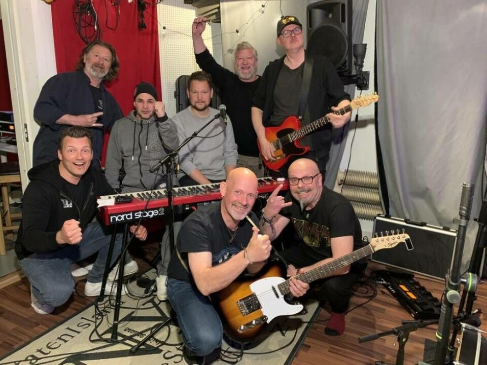 Vi3, Rytterne Röj och Nixon är taggade inför kvällens streamade livekonsert från Publik. Foto: LDL Media