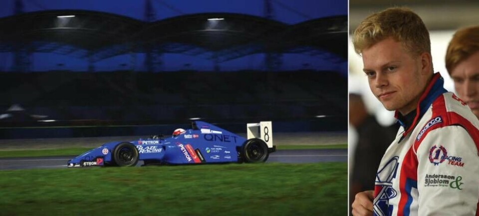 Tvåa. Racerlöftet Emil Skärås karriär tar nya, häftiga svängar. Foto: Privat/Energy Corse