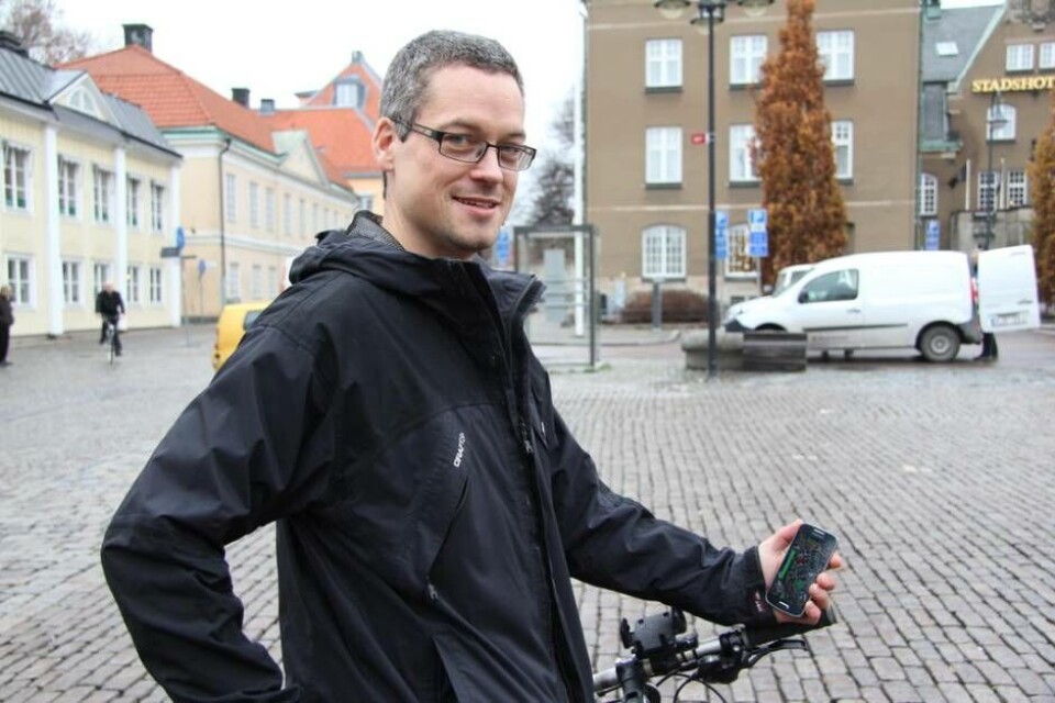 Magnus Sundin från Turf Västmanland ser fram emot lördagens tävlingar. Foto: Helena Andersson
