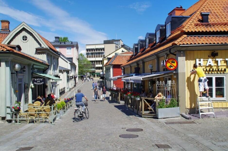 Västerås stad har beslutat att restaurangerna inte behöver betala hyra för sina uteserveringarna under 2022. Foto: Josefine Wijkström