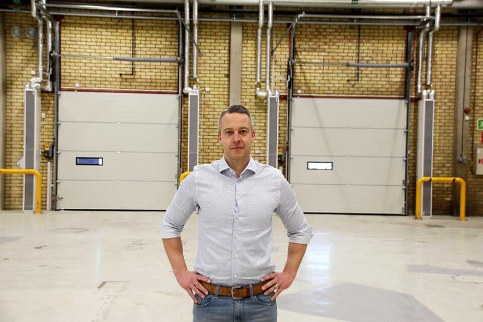 Nystartat. Jonas Cederroos är ägare till Sierra Mirack, ett logistikcenter på Örjansområdet. Foto: Jonas Bergkvist