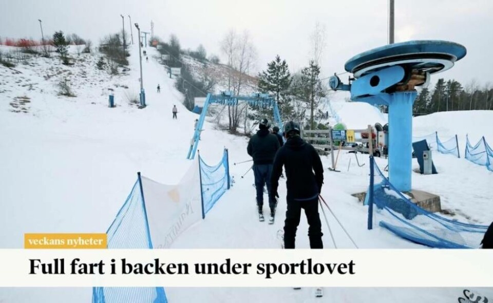 Många västeråsungdomar firade sportlov i Vedbobacken. Foto: Avig Kazanjian Många västeråsungdomar firade sportlov i Vedbobacken. Foto: Avig Kazanjian