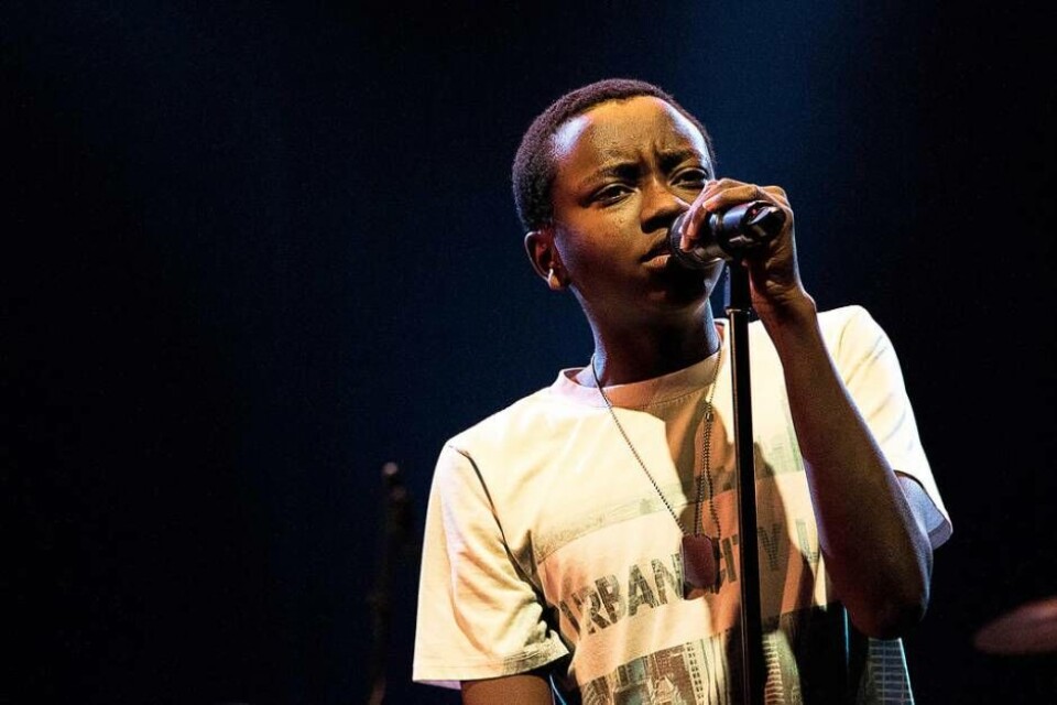 Första bilden på Tusse i Västerås Tidning var när han, då 15 år gammal, deltog i Musik Direkt. Foto: Anton Carlsson