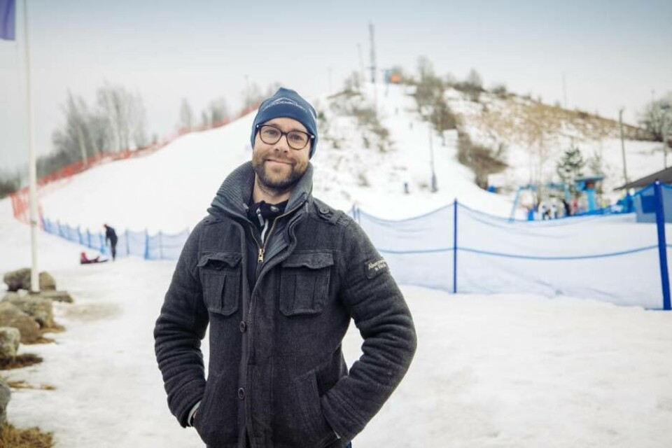 Robert Landås, anläggningsansvarig på Vedbobacken. Foto: Avig Kazanjian