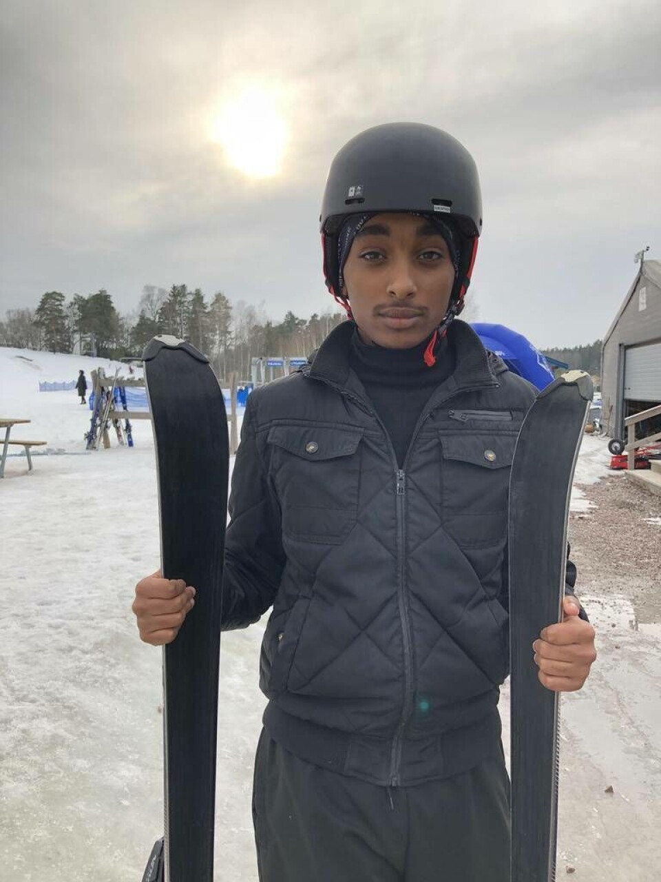 Mohamed Salah åkte för andra gången. Foto: Helena Andersson