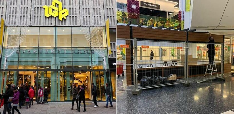 Just nu byggs det om på nedervåning på Igor. Här ska inom kort Delikatesstorget öppna. Foto: Mostphotos / Jonas Edberg