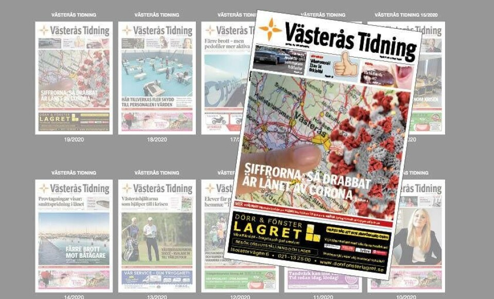 Läs helgens Västerås Tidning som e-tidning