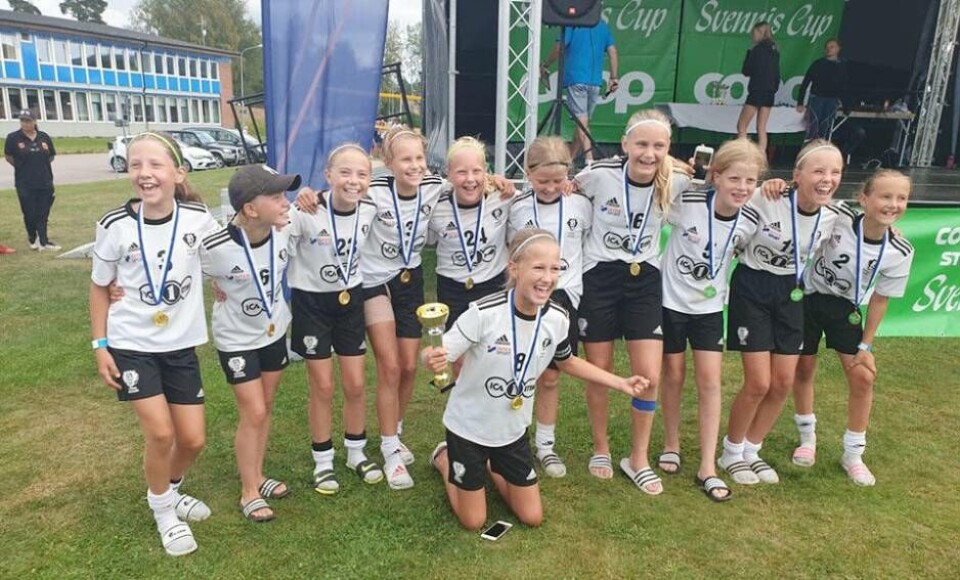 BK30 F07 vann F06/07-klassen i Svennis Cup. Foto: BK30