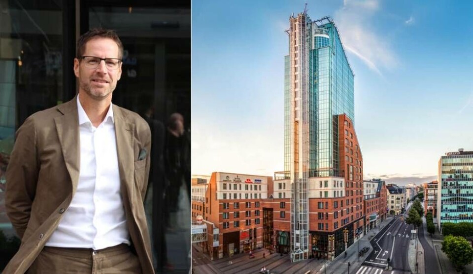 Tobias Hultberg, vd för Plaza Hotel och B26. Foto: Jonas Bergkvist