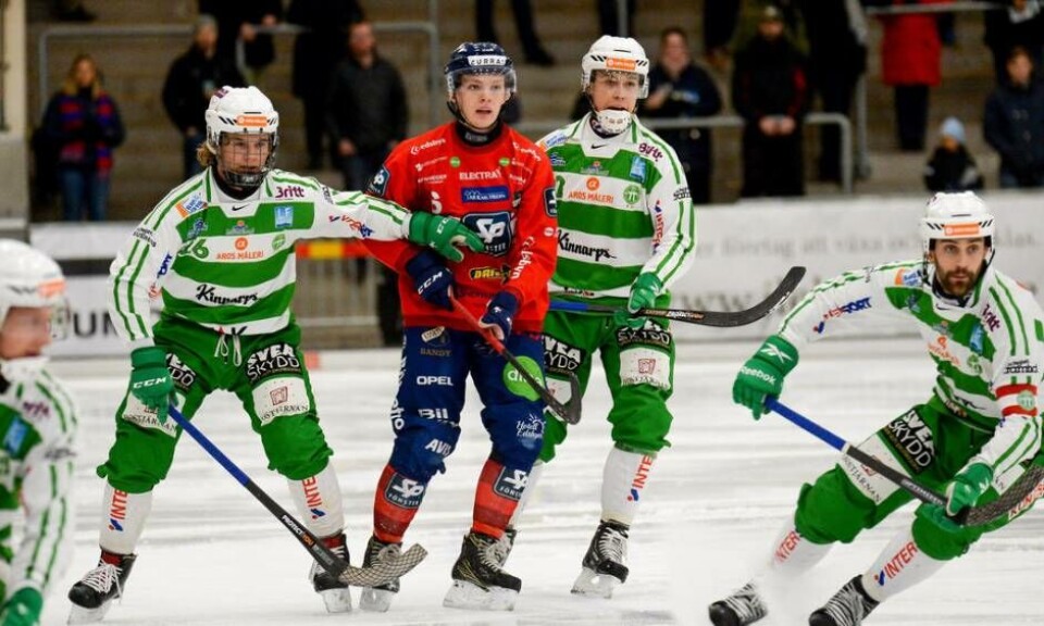 VSK vände och vann hemma mot Edsbyn och tog den femte hemmasegern för säsongen. Foto: STEFAN LINDGREN