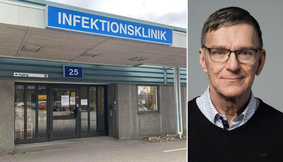 Jan Smedjegård berättar att antalet patienter som får intensivvård har ökat under valborgshelgen. Foto: Jonas Edberg / Region Västmanland