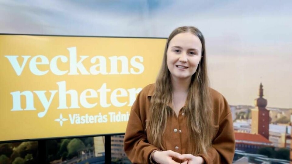 Josefin Östevik guidar oss genom nyhetsveckan i Västerås. Foto: Avig Kazanjian