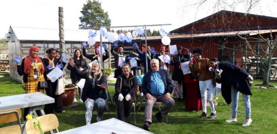 Den festliga avslutningen på Malma gård. Foto: Carina Fahlström