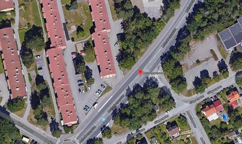 Person påkörd på Malmabergsgatan