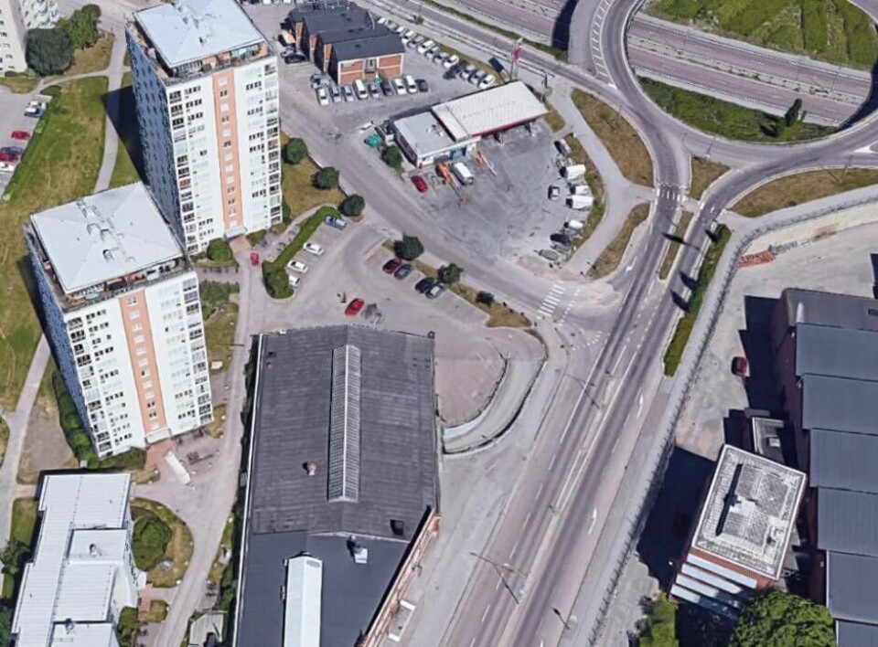 Sista sträckan av Kopparbergsvägen innan Emausmotet kommer att breddas. Foto: Google