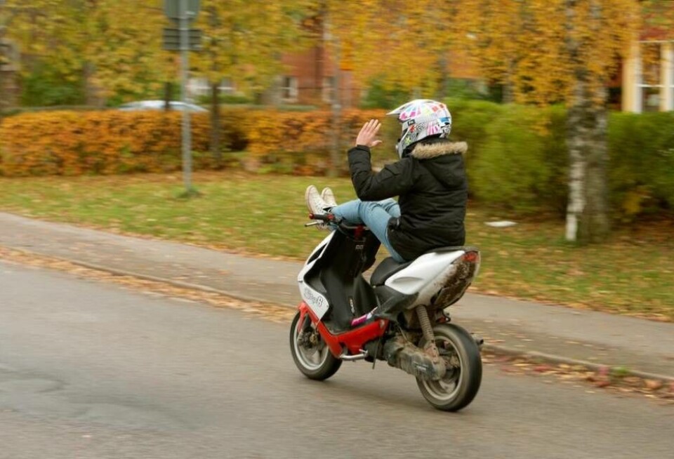 Mopeder skadar många yngre i trafiken