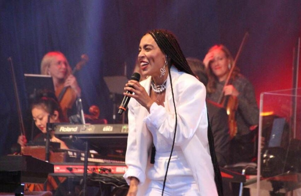 Loreen kommer hem till Västerås och spelar på inomhusfestivalen Arenakalaset i ABB Arena Syd lördag 7 maj. Här ses hon på Folkparken vid Mälaren-scenen förra sommaren. Foto: Jonas Bergkvist