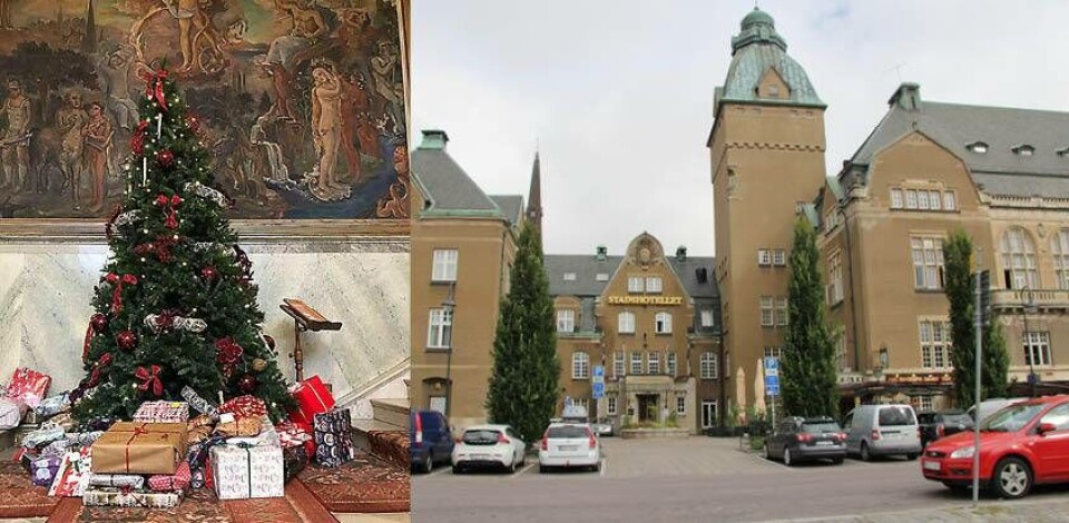För sjunde året samlar nu Västerås stadshotell in julklappar till behövande, både barn och vuxna. Foto: Elite Stadshotellet / Jonas Edberg