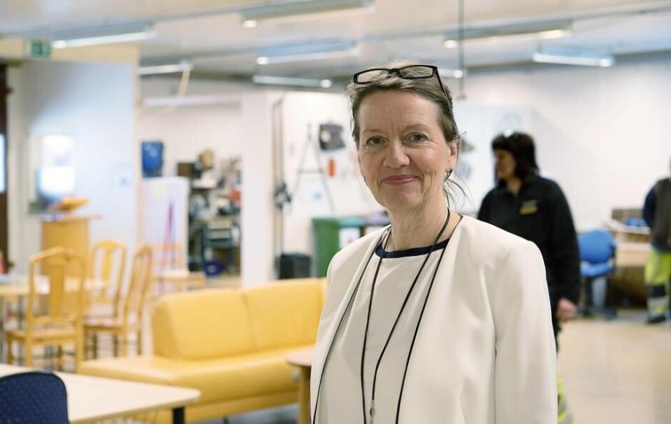 Kvinnofrid. Eva-Lena Odeling, tf. socialchef i Surahammars kommun, är nöjd med att kommunens arbete mot mäns våld mot kvinnor fungerar bra. Foto: Cristian Hidalgo/Surahammars kommun