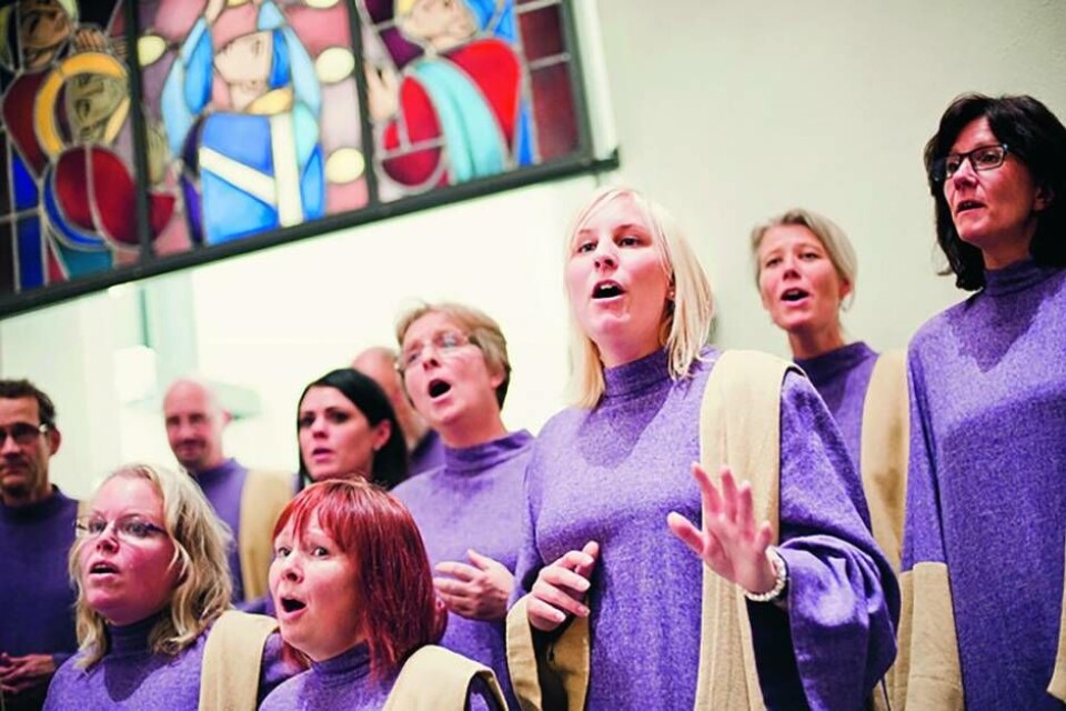 Släpper nytt. Gospelkören Veni Vidi Canti ger dubbla julkonserter i Önsta Gryta kyrka på lördag, med delvis aldrig tidigare framförda arrangemang. foto: Linda Eliasson Foto: Linda Eliasson