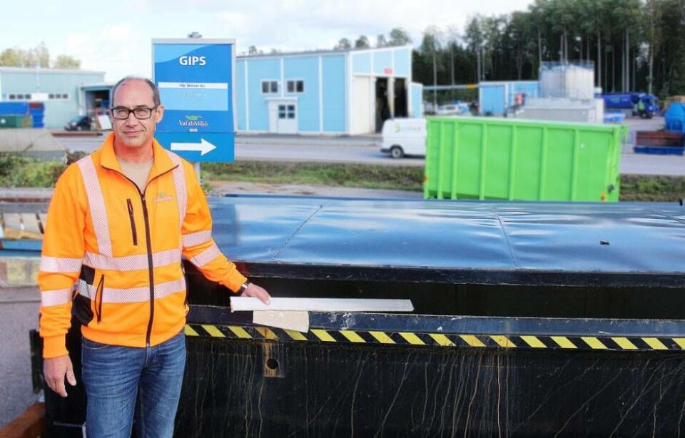 Carl Doverfelt, säkerhetschef på Vafab Miljö. Foto: Vafab miljö