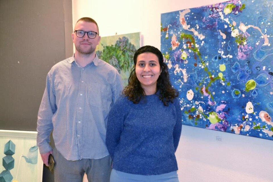 John Risberg och Ghada Zaki arrangerar Påskrundan för andra året i rad. Foto: Helena Andersson