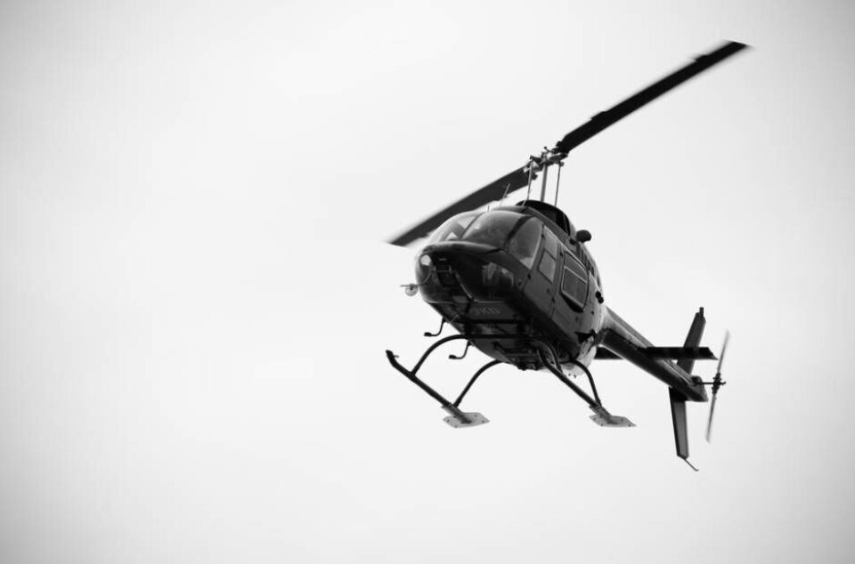 Helikopter har sökt efter försvunne Robin