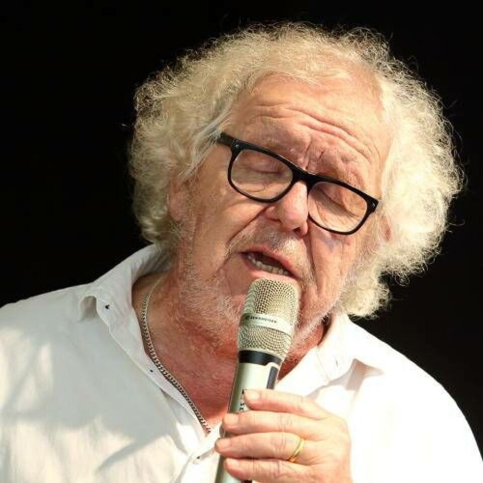 Claes Jansson sjunger gärna från den svenska låtskatten. Foto: Sune Andersson