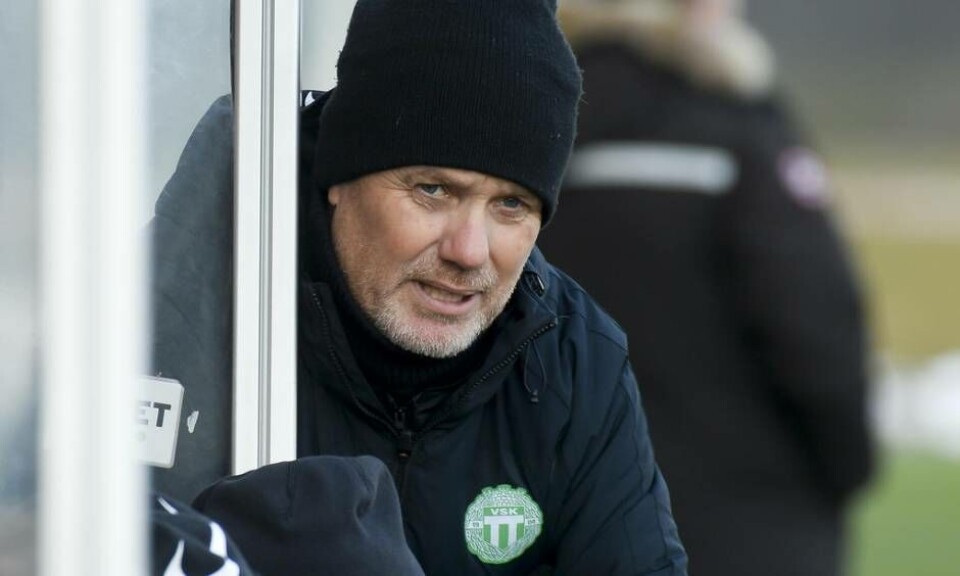 VSK-tränaren Thomas Askebrand har fört laget till kvartsfinal i Svenska cupen efter tre imponerande insatser. Foto: Stefan Lindgren/Arkiv