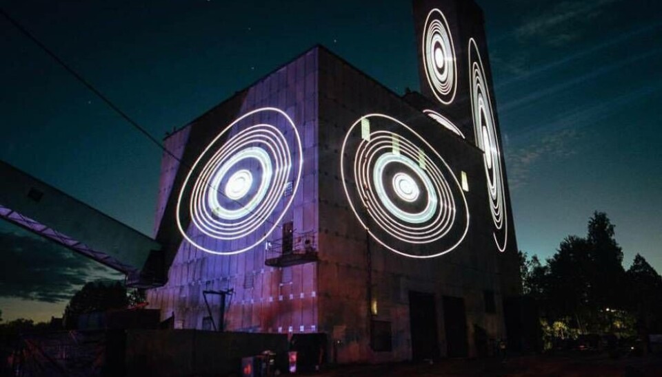 Elektroniskt i fokus. På festivalen vid Mimerlavenområdet i Norberg.