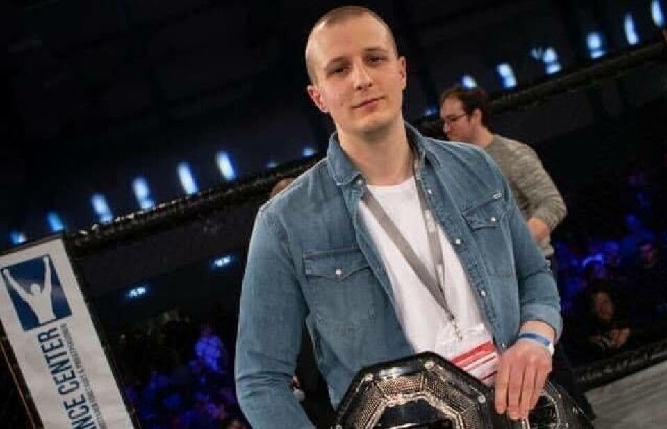 Zlatko Ostrogonac från Västerås MMA-organisation Fight Club Rush ser fram emot lördagens gala. Foto: Privat