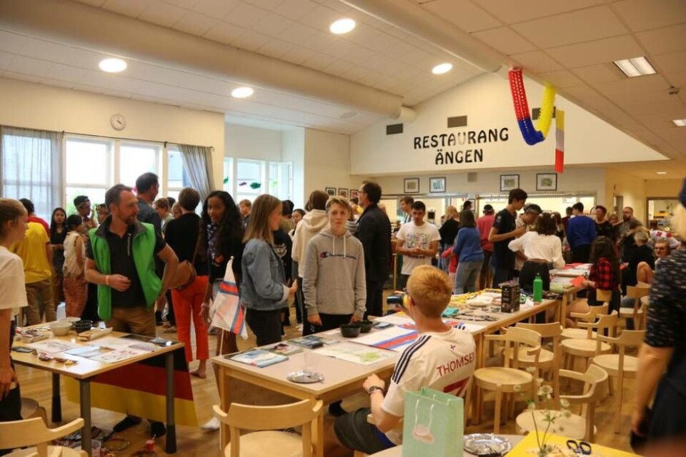 Deltagare från alla tio länderna presenterade sitt hemland på olika sätt. Foto: Helena Andersson