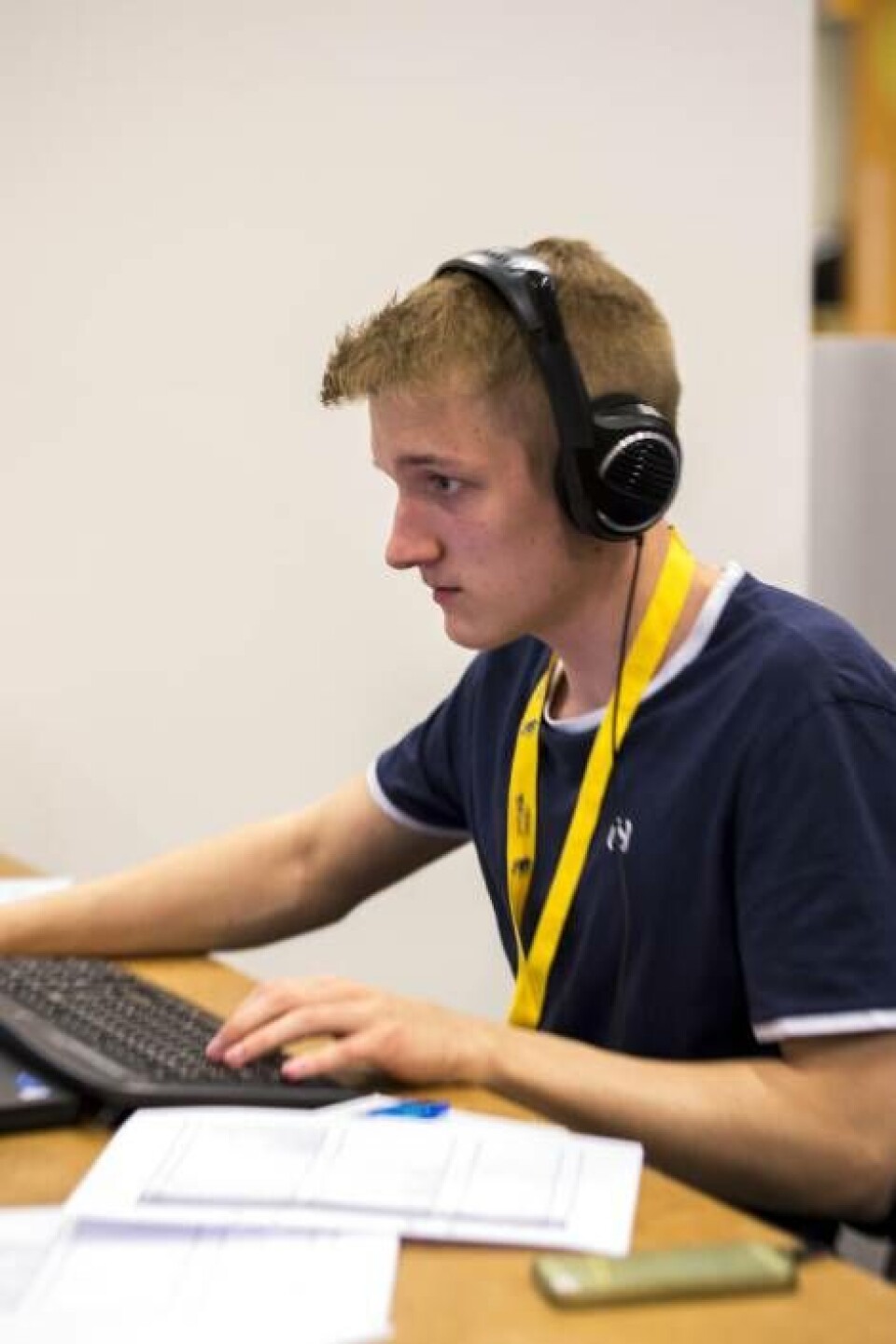 Eric Norman, webbdesign, in action. Foto: Viktor J Fremling